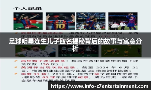足球明星连生儿子取名揭秘背后的故事与寓意分析